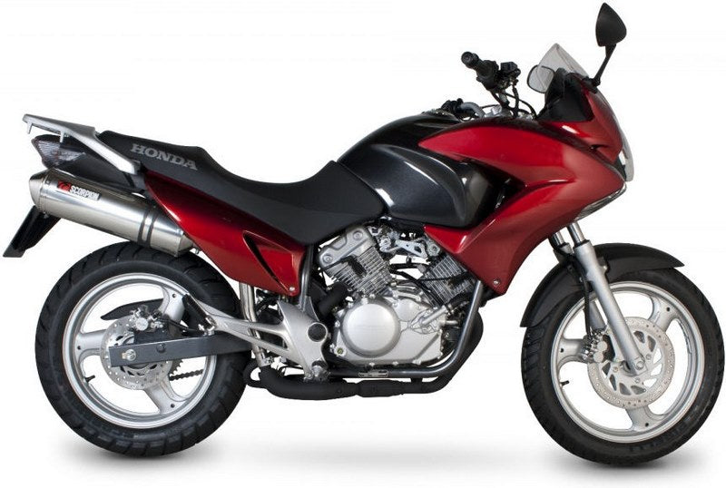 Scorpion / スコーピオンエキゾースト Factory オーバルスリップオン ステンレススリーブ Honda Varadero XL 125 07-Current 2007 - 2017 | EHA94SEO