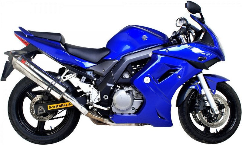 Scorpion / スコーピオンエキゾースト Factory オーバルスリップオン ステンレススリーブ eマーク Suzuki SV 650 99-02 1999 - 2002 | ESI65SEO