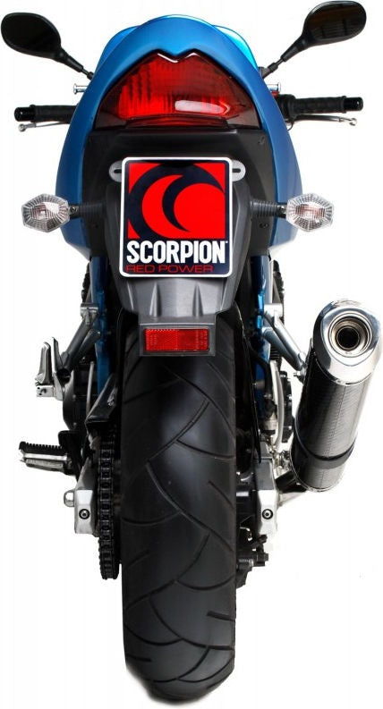Scorpion / スコーピオンエキゾースト Factory オーバルスリップオン カーボンファイバースリーブ eマーク Suzuki GSF 600/650 Bandit 00-06 | ESI67CEO