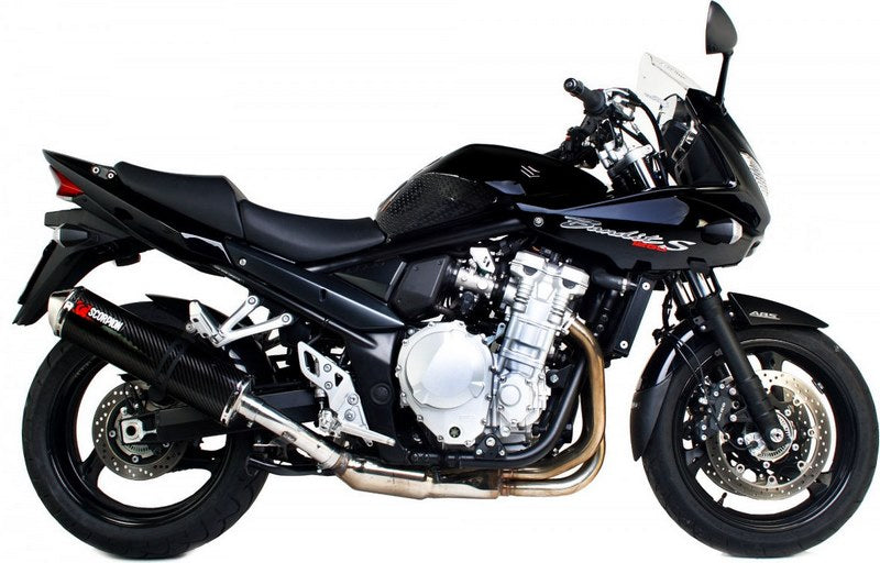 Scorpion / スコーピオンエキゾースト Factory オーバルスリップオン カーボンファイバースリーブ eマーク Suzuki GSF 1250 Bandit 07-Curre | ESI96CEO