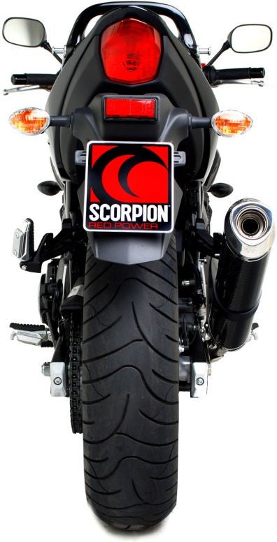 Scorpion / スコーピオンエキゾースト Factory オーバルスリップオン カーボンファイバースリーブ eマーク Suzuki GSF 650 Bandit 07-11 200 | ESI98CEO