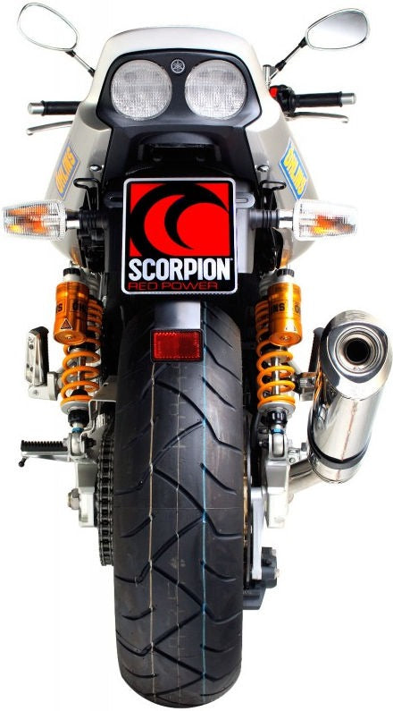 Scorpion / スコーピオンエキゾースト Factory オーバルスリップオン ステンレススリーブ eマーク Yamaha XJR 1300 07-Current 2007 - 2 | EYA80SEO