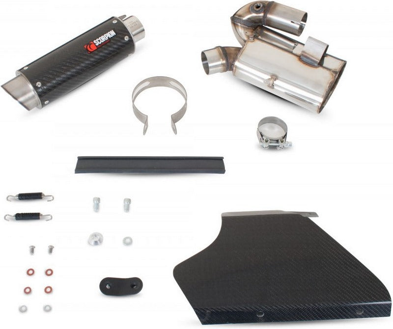 Scorpion / スコーピオンエキゾースト RP-1 GP スリップオン カーボンファイバースリーブ eマーク Honda CBR 1000 RR 08-11 2008 - 2011 | HA1000CEM