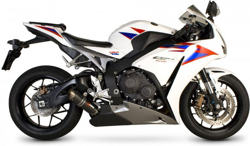 Scorpion / スコーピオンエキゾースト RP-1 GP スリップオン カーボンファイバースリーブ eマーク Honda CBR 1000 RR 12-13 2012 - 2013 | HA1001CEM