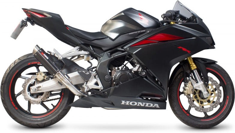 SCORPION / スコーピオンマフラー RP-1 GP スリップオン カーボンファイバースリーブ EC 公認 | HA1007CEM