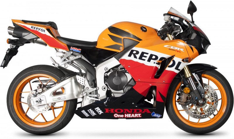 Scorpion / スコーピオンエキゾースト Stealth スリップオン ステンレススリーブ eマーク Honda CBR 600 RR 13-Current 2013 - 2018 | HA158SEO