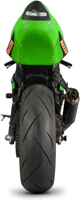 Scorpion / スコーピオンエキゾースト RP1-GP スリップオン カーボンファイバースリーブ eマーク Kawasaki Ninja ZX-6R 09-12 2009 - 20 | KA1001CEM