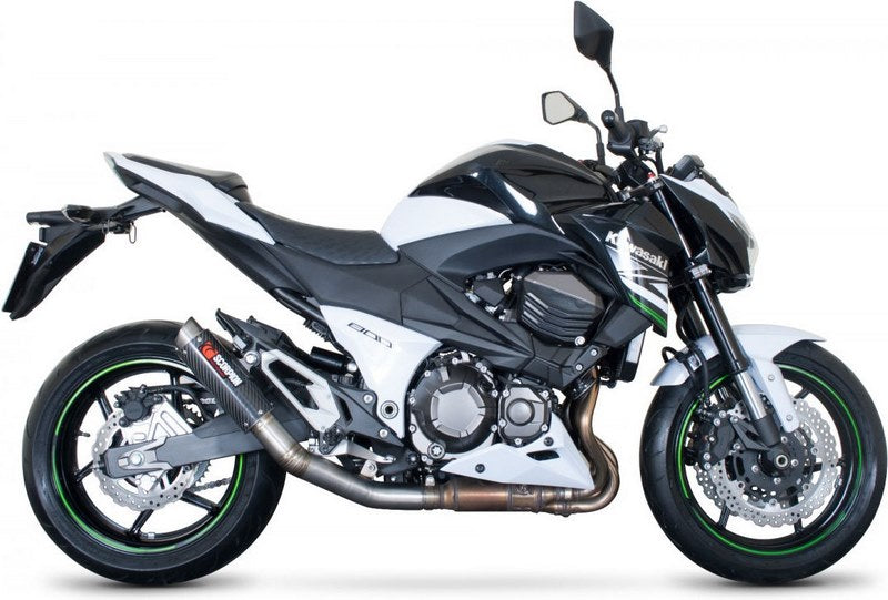 Scorpion / スコーピオンエキゾースト RP1-GP スリップオン カーボンファイバースリーブ Kawasaki Z 800 13-16 2013 - 2016 | KA1004CEM