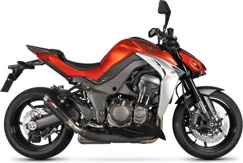 Scorpion / スコーピオンエキゾースト RP1-GP スリップオン (ペア) カーボンファイバースリーブ eマーク Kawasaki Z 1000 14-Current 2014 | KA1008CEM