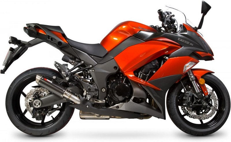 Scorpion / スコーピオンエキゾースト RP1-GP スリップオン カーボンファイバースリーブ (Does not fit with panniers) eマーク Kawasak | KA1014CEM