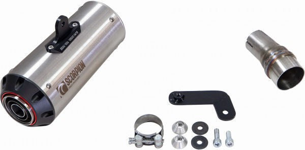 Scorpion Mufflers Red Power Slip-on Brushed Stainless Steel Sleeve | PBT100SEO