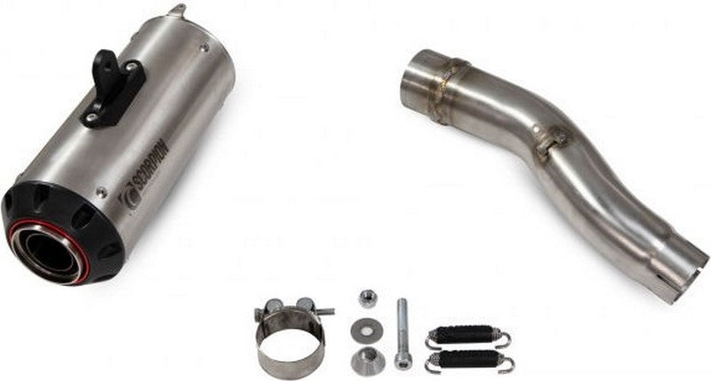 Scorpion / スコーピオンマフラー Red Power Slip-on Brushed Stainless Steel Sleeve | PHA186SEO