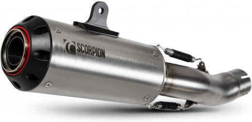 Scorpion Mufflers Red Power Slip-on Brushed Stainless Steel Sleeve | PHA195SEO