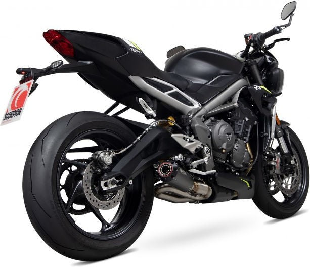 Scorpion / スコーピオンマフラー Red Power Slip-on Black Ceramic Coated Sleeve | PTR89BCER