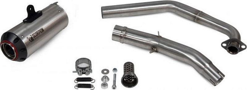 Scorpion / スコーピオンマフラー Red Power Full System Brushed Stainless Steel Sleeve | PYA113SYSSEO