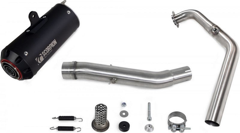 Scorpion / スコーピオンマフラー Red Power フルシステム ブラック セラミックコート スリーブ (非EU認証) | PYA115SYSBCER