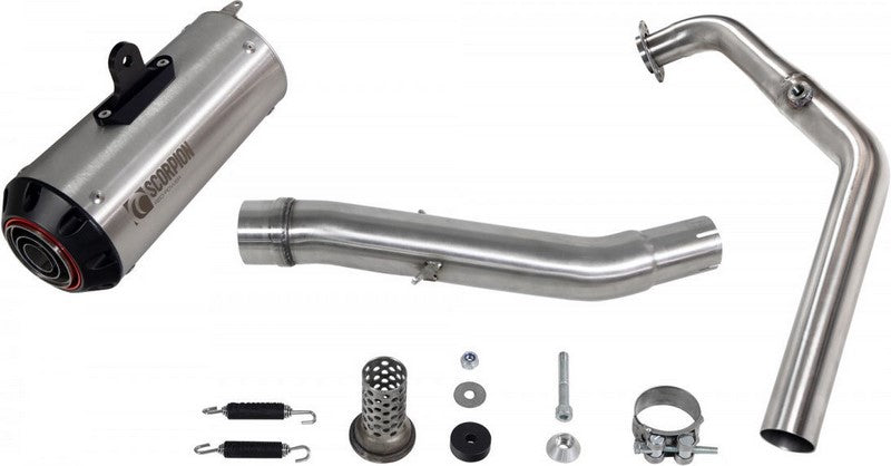 Scorpion / スコーピオンマフラー Red Power フルシステム ステンレス スリーブ ブラッシュ仕上げ (非EU認証) | PYA115SYSSEO