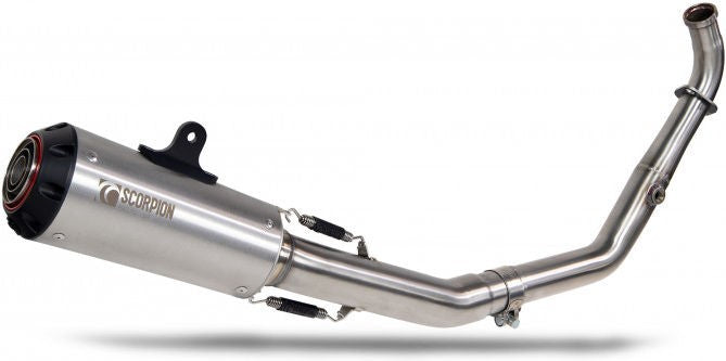 Scorpion Mufflers Red Power Full System Brushed Stainless Steel Sleeve | PYA117SYSSEO