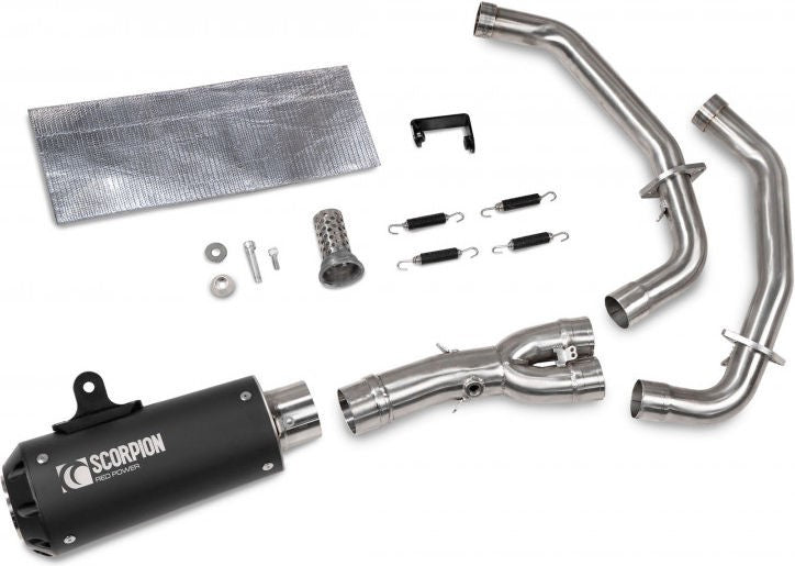 Scorpion Mufflers Red Power Full System Black Ceramic Coated Sleeve | PYA120SYSBCER