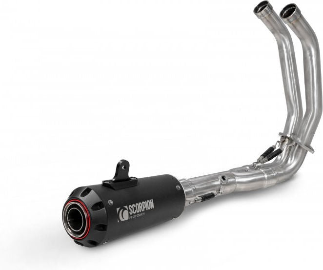 Scorpion Mufflers Red Power Full System Black Ceramic Coated Sleeve | PYA121SYSBCER