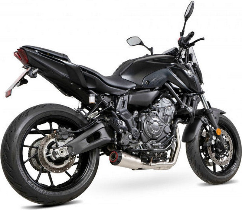 Scorpion Mufflers Red Power Full System Brushed Stainless Steel Sleeve | PYA121SYSSEO