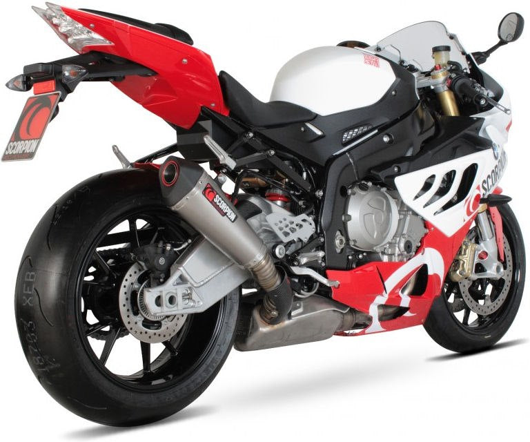 Scorpion / スコーピオンエキゾースト Serket （Taper）テーパースリップオン チタンスリーブ eマーク BMW S1000 RR 09-14 2009 - 2014  | RBM64TEO