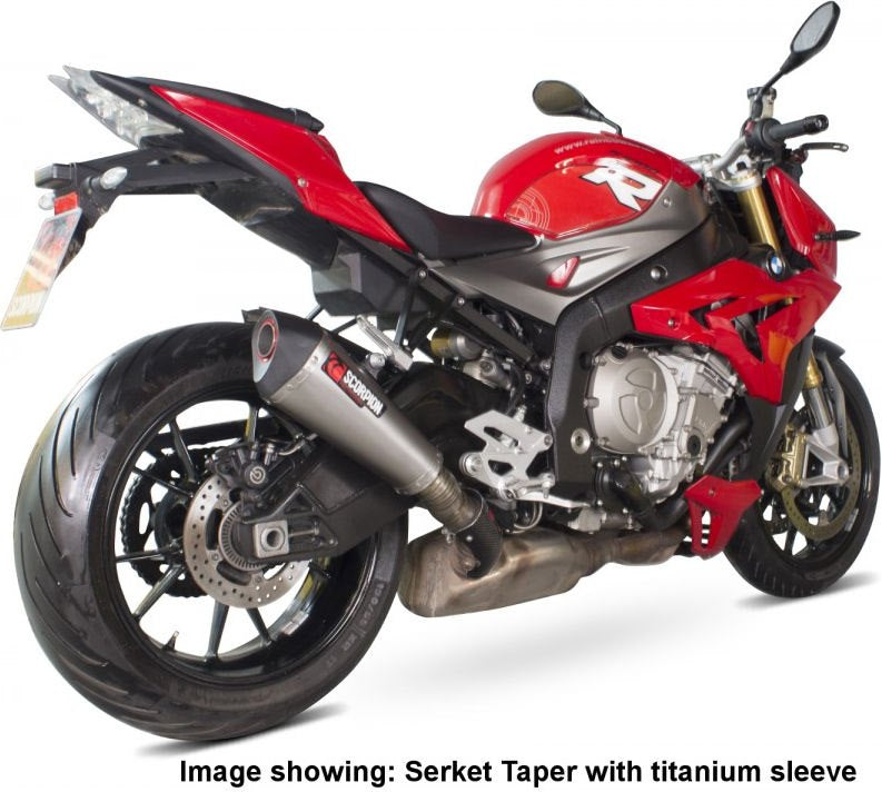 Scorpion / スコーピオンエキゾースト Serket （Taper）テーパースリップオン カーボンファイバースリーブ eマーク BMW S1000 R 14-16 2014 -  | RBM72CEO