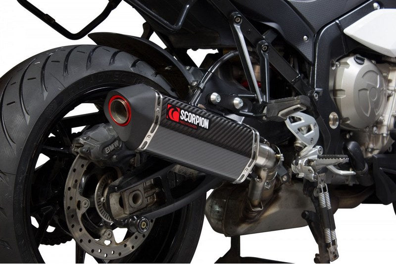 Scorpion / スコーピオンエキゾースト Serket スリップオン カーボンファイバースリーブ eマーク BMW S1000XR 2016 - 2018 | RBM75CEO