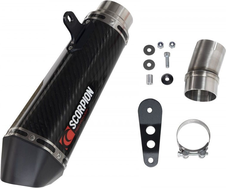 Scorpion / スコーピオンマフラー Serket Taper スリップオン カーボン スリーブ (非EU認証) | RBM80CEO