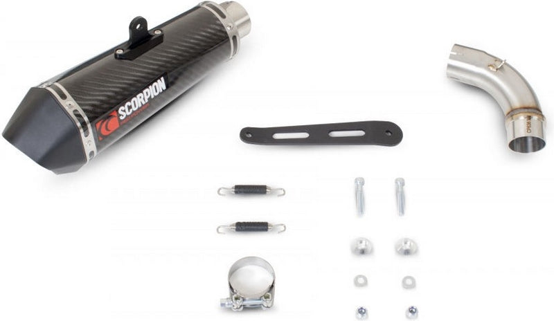 Scorpion / スコーピオンエキゾースト Serket （Taper）テーパースリップオン カーボンファイバースリーブ eマーク Honda CB 1000 R 2008 - 20 | RHA101CEO