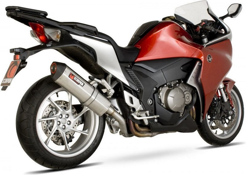 Scorpion / スコーピオンエキゾースト Serket スリップオン ステンレススリーブ （パニア無しバイク接続可） eマーク Honda VFR 1200 (No pannier | RHA104SEO