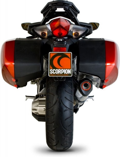 Scorpion / スコーピオンエキゾースト Serket スリップオン ステンレススリーブ（パニア付属バイク接続可） eマーク Honda VFR 1200 (With pannie | RHA105SEO