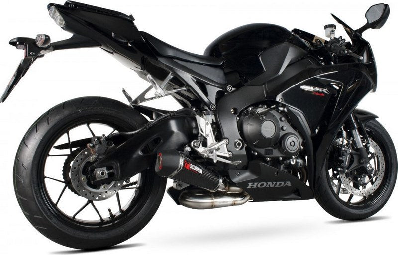 Scorpion / スコーピオンエキゾースト Serket （Taper）テーパースリップオン カーボンファイバースリーブ eマーク Honda CBR 1000 RR 14-16 2 | RHA162CEO