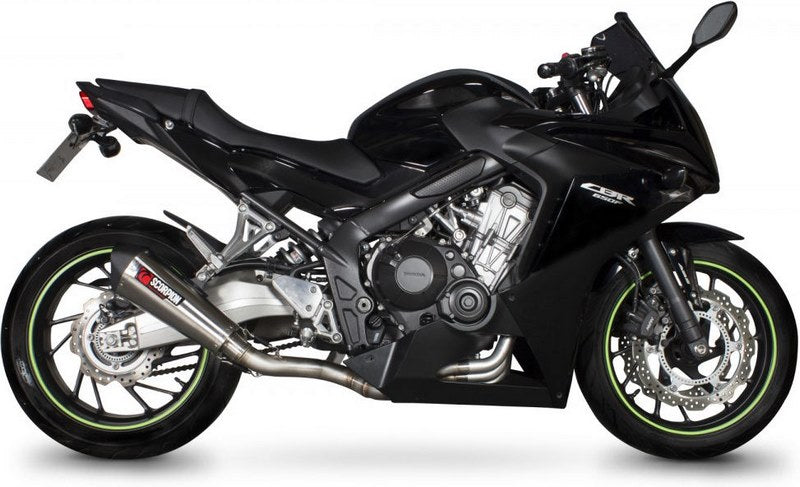 Scorpion / スコーピオンエキゾースト Serket テーパーフルシステム ステンレススリーブ Honda CB 650 F 2014 - 2018 | RHA165SYSSEO