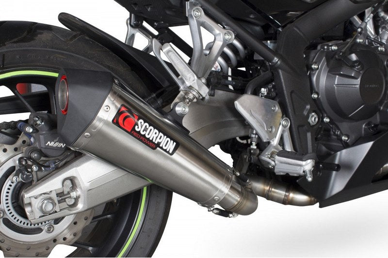 Scorpion / スコーピオンエキゾースト Serket テーパーフルシステム ステンレススリーブ Honda CB 650 F 2014 - 2018 | RHA165SYSSEO