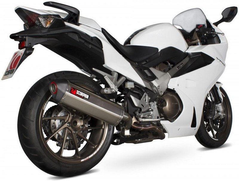 Scorpion / スコーピオンエキゾースト Serket スリップオン ステンレススリーブ eマーク Honda VFR 800F 2014 - 2018 | RHA168SEO