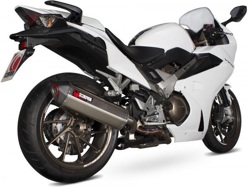 Scorpion / スコーピオンエキゾースト Serket スリップオン ステンレススリーブ eマーク Honda VFR 800F 2014 - 2018 | RHA168SEO