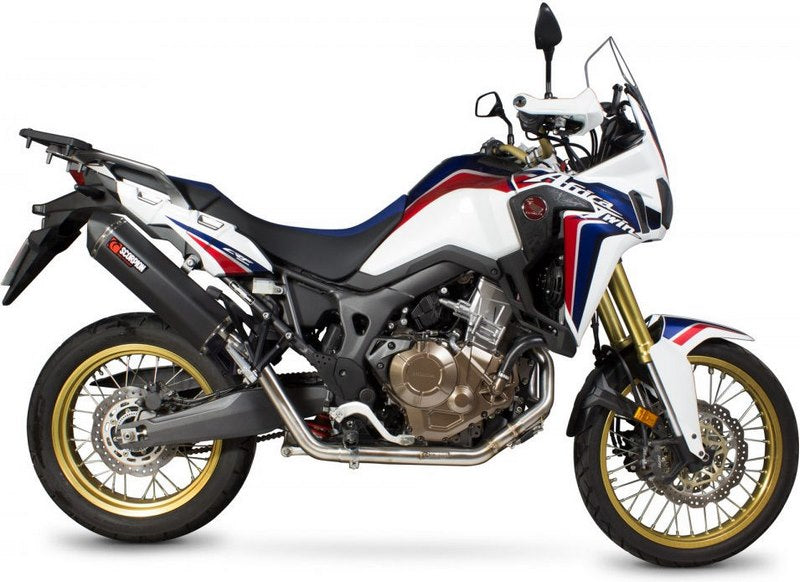 Scorpion / スコーピオンエキゾースト Serket フルシステム ブラックセラミックコーティングスリーブ Honda CRF 1000 L Africa Twin 2015 - 2017 | | RHA173SYSBCER