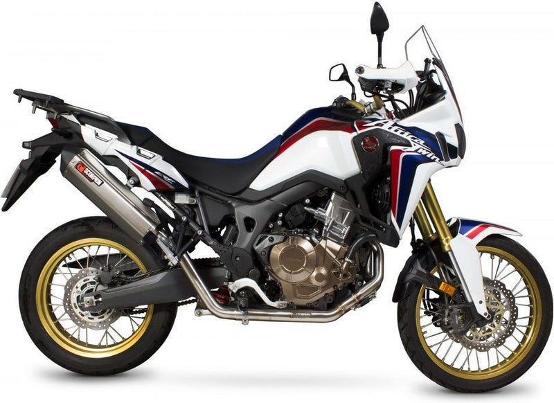 Scorpion / スコーピオンエキゾースト Serket フルシステム ステンレススリーブ Honda CRF1000L 2015 - 2018 | RHA173SYSSEO