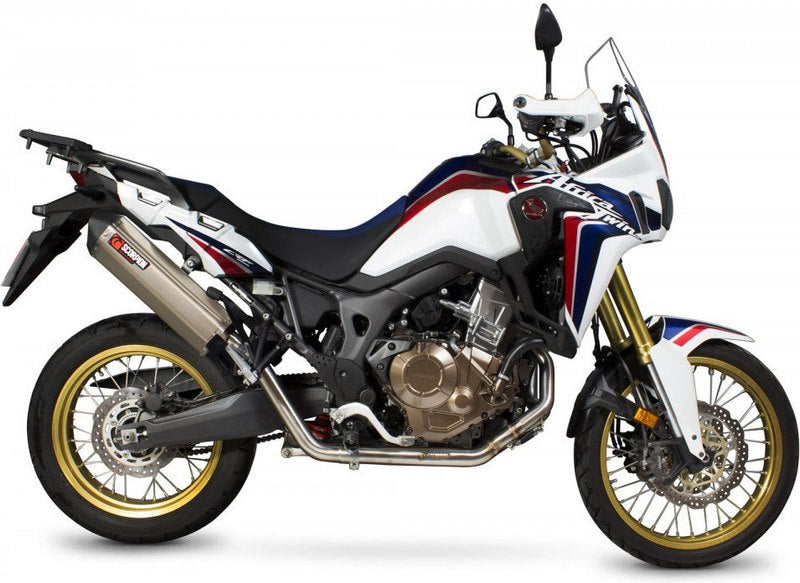Scorpion / スコーピオンエキゾースト Serket フルシステム チタンスリーブ Honda CRF1000L 2015 - 2018 | RHA173SYSTEO