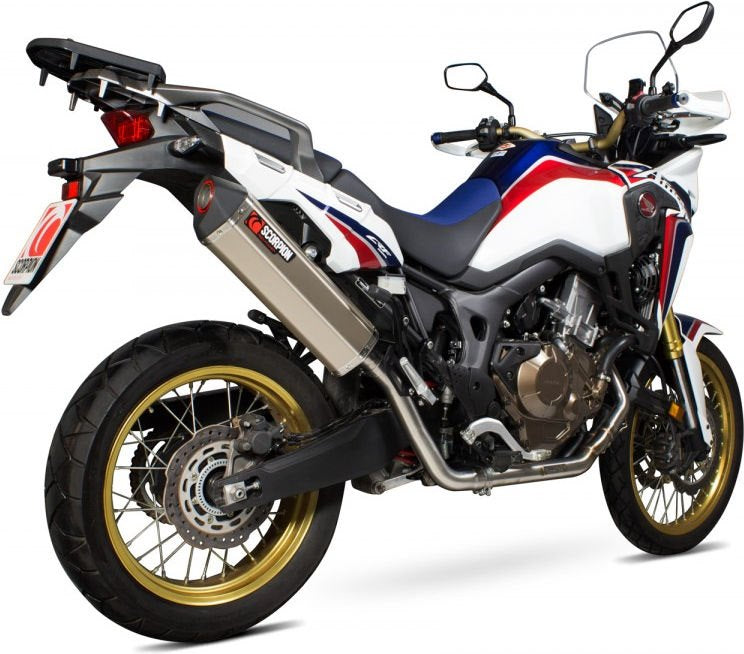 Scorpion / スコーピオンエキゾースト Serket フルシステム チタンスリーブ Honda CRF1000L 2015 - 2018 | RHA173SYSTEO
