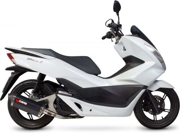 Scorpion / スコーピオンエキゾースト Serket フルシステム ブラックセラミックコーティングスリーブ Honda PCX 125 14-16 2014 - 2016 | RHA174BCER