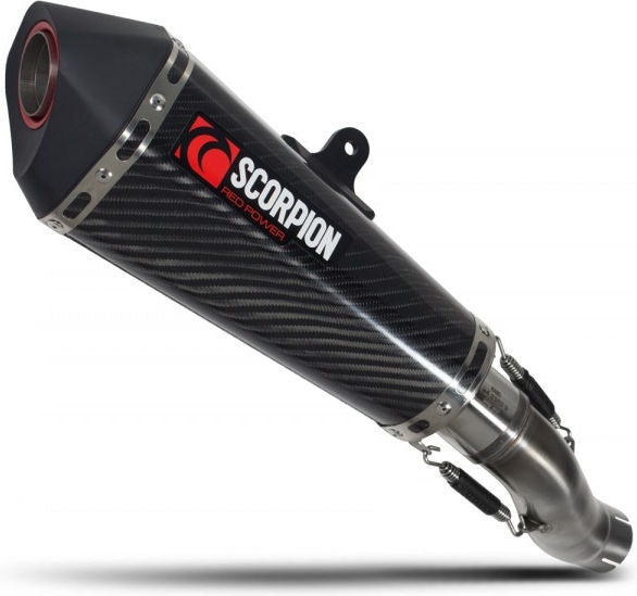 Scorpion / スコーピオンエキゾースト Serket スリップオン  カーボンファイバースリーブ eマーク Honda CB 500F/X 2016 - 2018 | | RHA176CEO