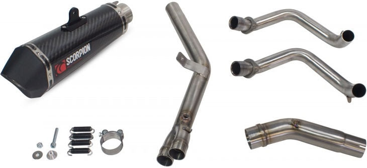 SCORPION / スコーピオンマフラー Serket Taper フルシステム カーボンファイバースリーブ EC 公認 | RHA177SYSCEO