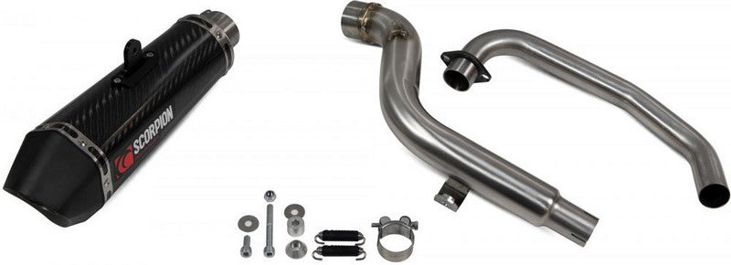 Scorpion / スコーピオンマフラー Serket Taper フルシステム カーボン スリーブ (非EU認証) | RHA182SYSCEO
