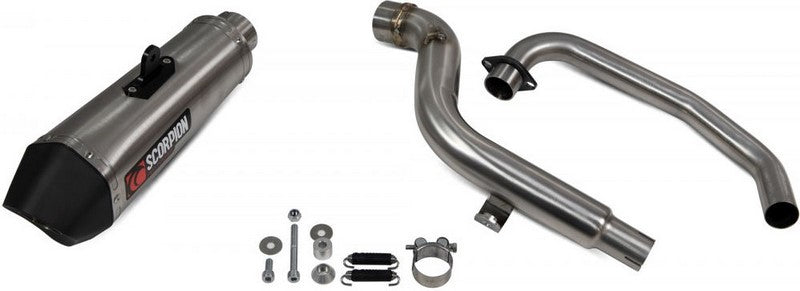 Scorpion / スコーピオンマフラー Serket Taper フルシステム ステンレス スリーブ ブラッシュ仕上げ (非EU認証) | RHA182SYSSEO
