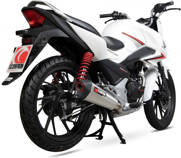 Scorpion / スコーピオンマフラー Serket Taper フルシステム ステンレス スリーブ ブラッシュ仕上げ (非EU認証) | RHA182SYSSEO