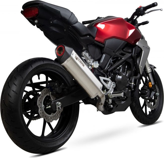 Scorpion / スコーピオンマフラー Serket Parallel スリップオン ステンレス スリーブ ブラッシュ仕上げ (非EU認証) | RHA185SEO