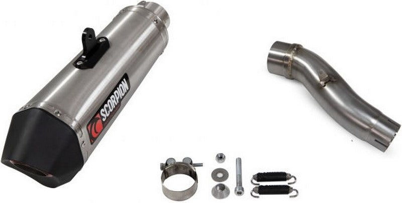 Scorpion / スコーピオンマフラー Serket Taper Slip-on Brushed Stainless Steel Sleeve | RHA186SEO