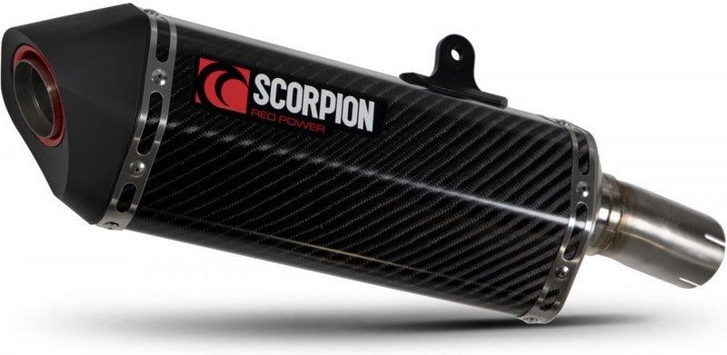 Scorpion / スコーピオンマフラー Serket Parallel スリップオン カーボン スリーブ (非EU認証) | RHA187CEO